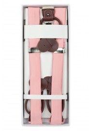 Candy Pink Dress Suspenders in Box