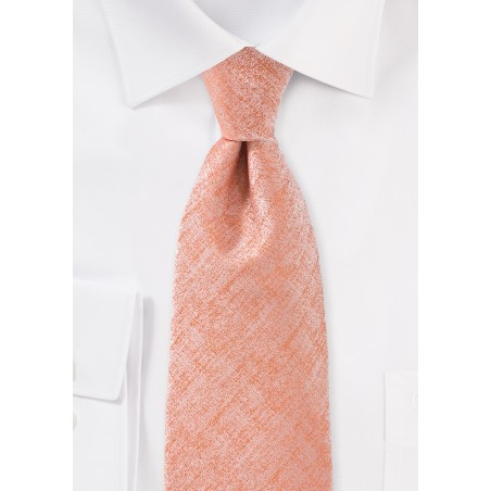 Heathered Peach Colored Tie