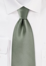 Solid color ties - Solid olive color necktie
