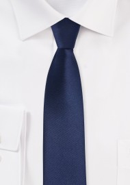 Dark Blue Skinny Tie
