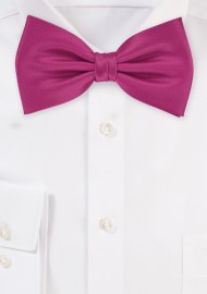 Bow ties  - Solid color bow tie in dark pink