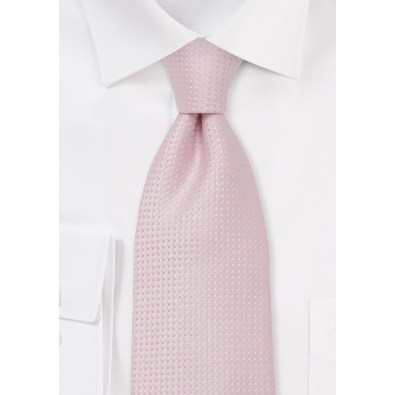 Light Rose Pink Necktie for Kids