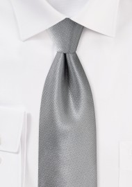 Dress Necktie in Sterling