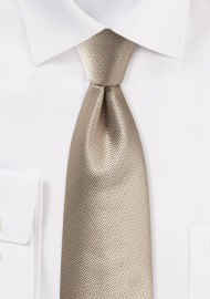 Golden Textured Tie in Modern Cut