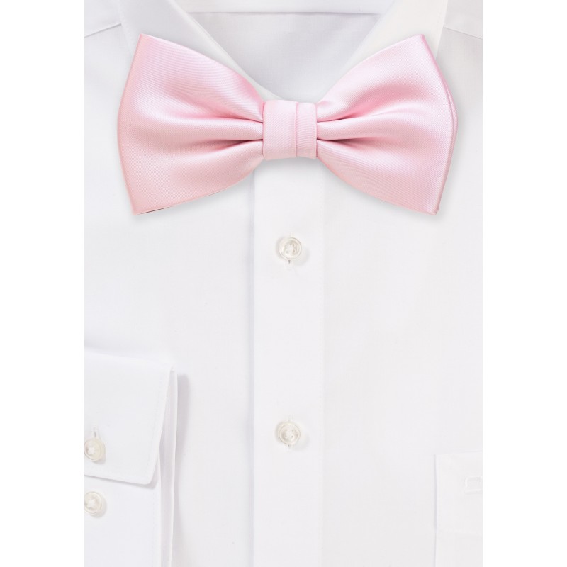 Blush Colored Bow Tie