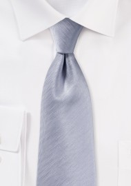 Herringbone Tie in Silver
