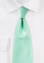 Fresh Mint Green Herringbone Tie