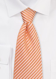 Kids Tie in Tangerine-Orange