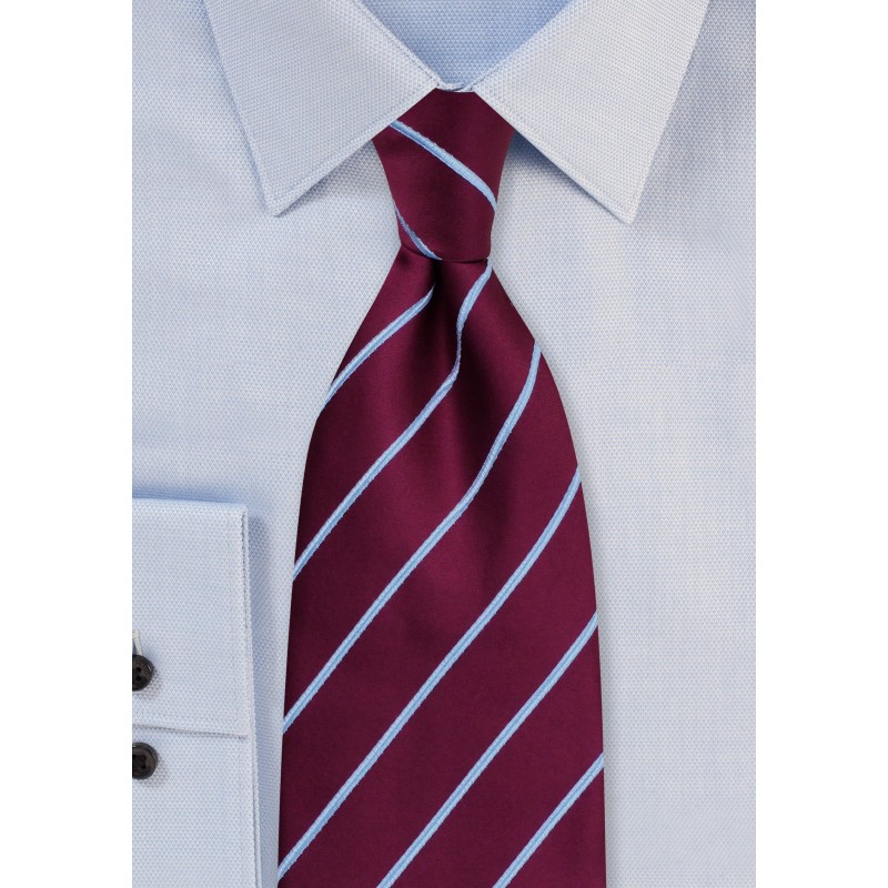Striped Neckties - Purple necktie