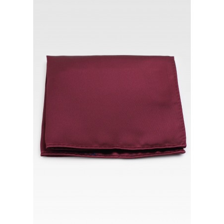 Pocket Squares -  Burgundy red pocket square