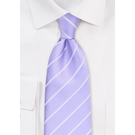 Lavender neckties - Modern light lavender colored necktie