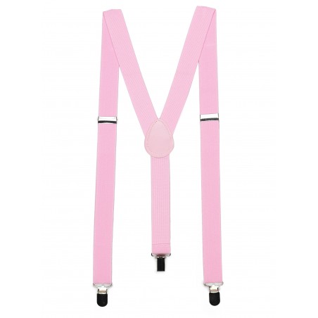 Bright Pink Mens Suspenders