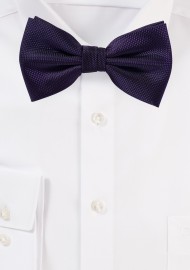 Matte Bow Tie in Eggplant