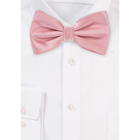 Pre-Tied Bow Tie in Soft Pink