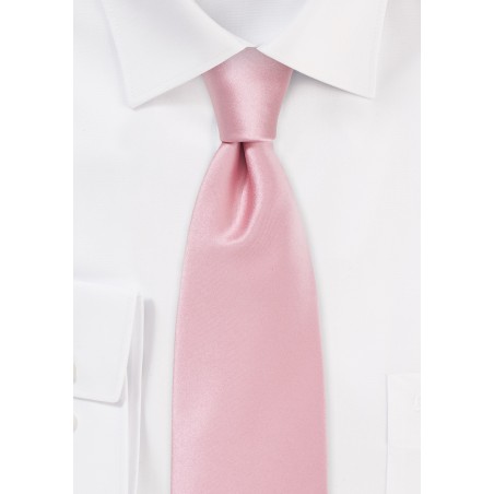 Elegant Mens Tie in Summer Pink