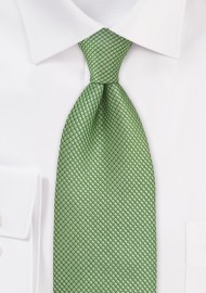 XL Textured Green Tie