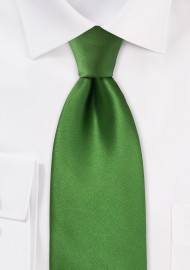 Rich Moss Green Silk Tie