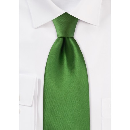Rich Moss Green Silk Tie