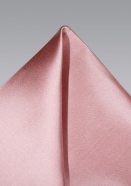 Soft Pink Colored Pocket Square