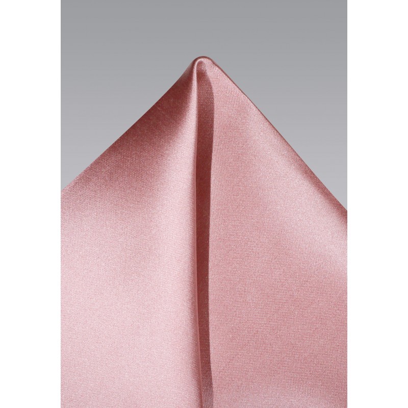 Soft Pink Colored Pocket Square