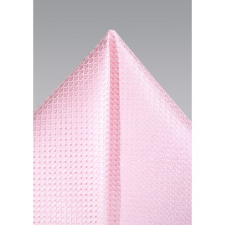 Pink Pocket Square with Texture