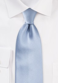 Light Blue Silk Tie in Kids Length