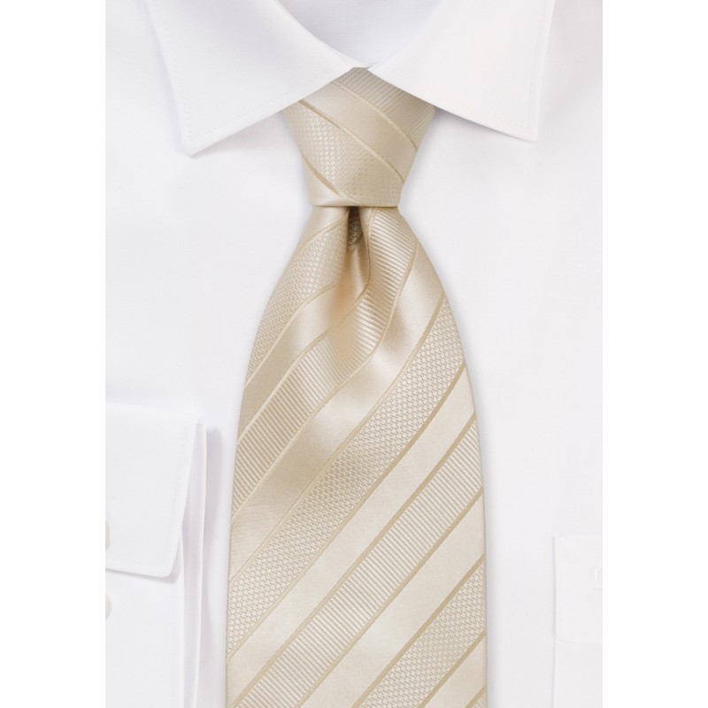 Elegant Wedding Necktie in XL Length