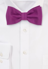 Matte Woven Bow Tie in Sangria