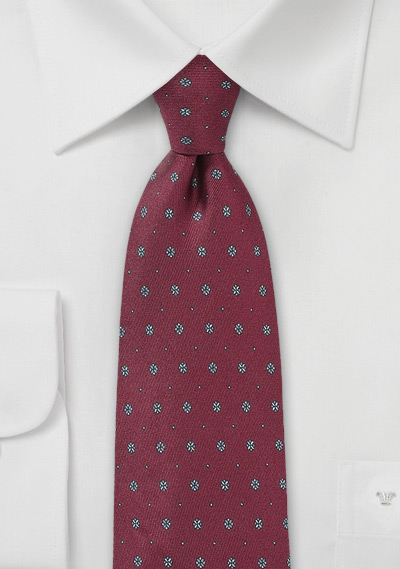 Marsala Patterned Tie