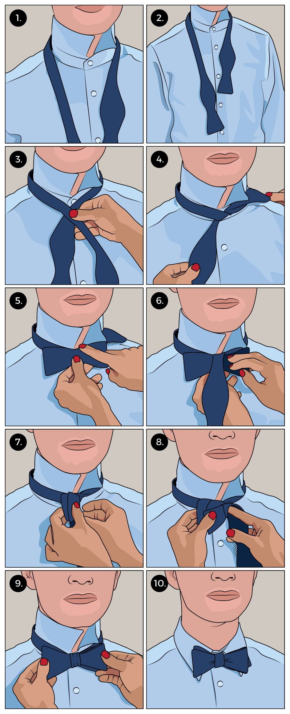 How To Tie His Bow Tie