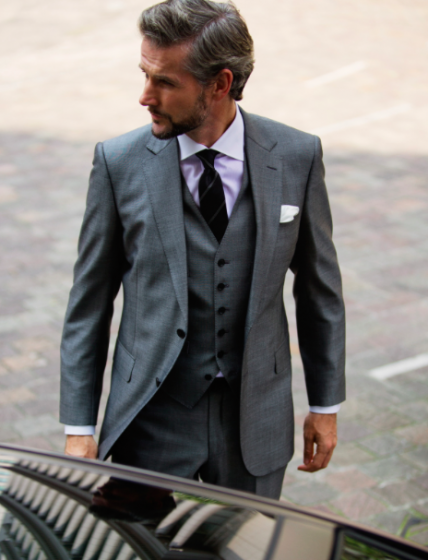 stylish-stone-gray-three-piece-suit