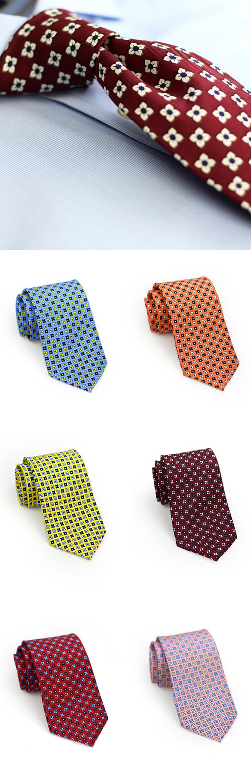 Colorful Foulard Ties 
