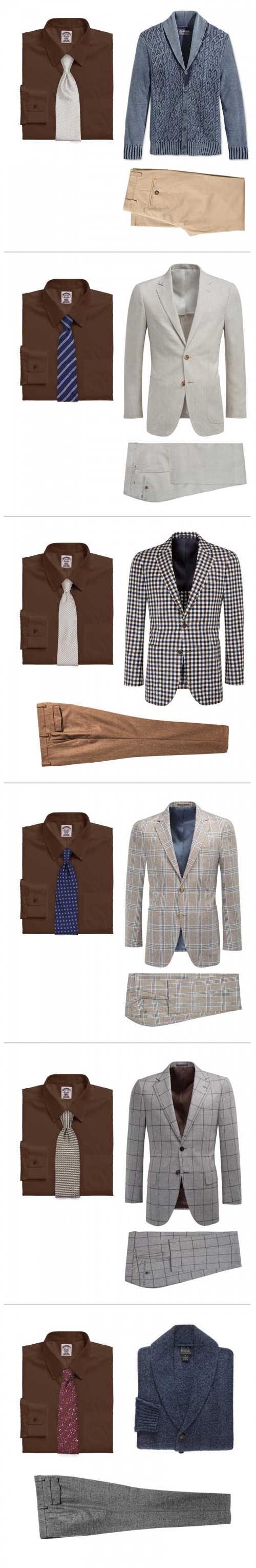 How To Wear A Brown Dress Shirt - 6 Looks for Men