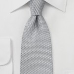 Designer Texture Gray Tie