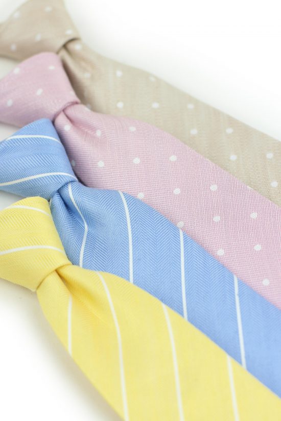 Men's Summer Style - Linen Neckties
