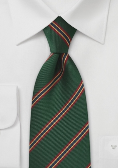 regimental-tie-green