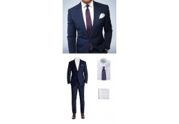 Get The Look: Navy Suit and Floral Tie 