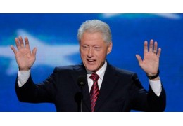 Bill Clinton at The DNC Looking Sharp