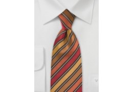 New Orange Striped Ties for Fall 2012