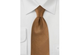 Metallic Neckties - Golden Metallic Ties - Bronze Neckties - Copper Tie