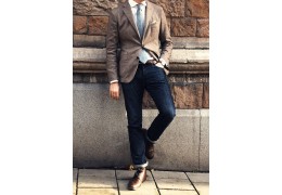 Sandy Brown - A Stylish Winter Wardrobe Color for Men in 2013